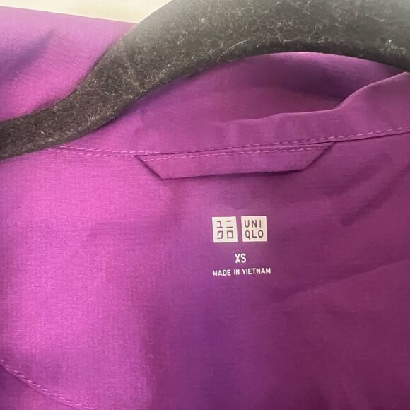 Uniqlo Women's Windbreaker Jacket in Rich Purple - size XS - Picture 2 of 8